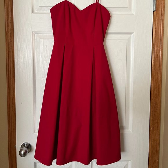 Boutique 1861 Ellyne Red A-Line Dress - Picture 1 of 6